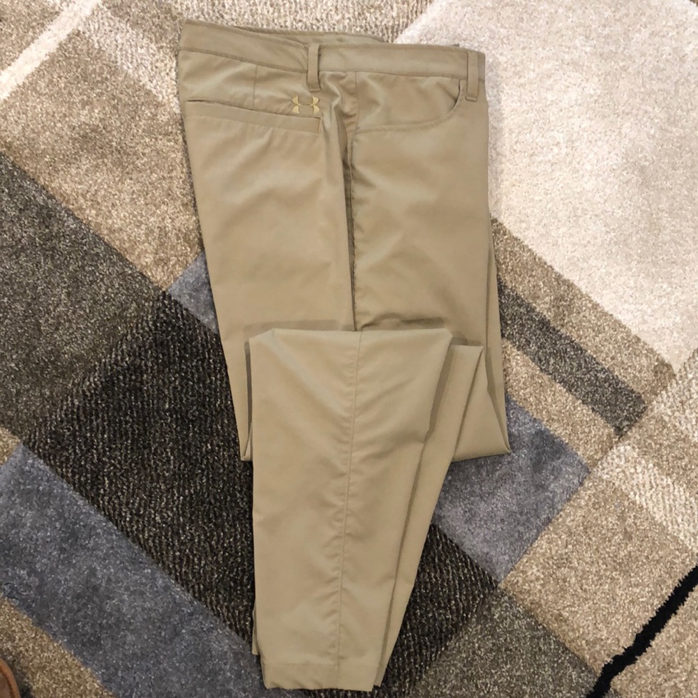 Tan UA golf pants 36x30